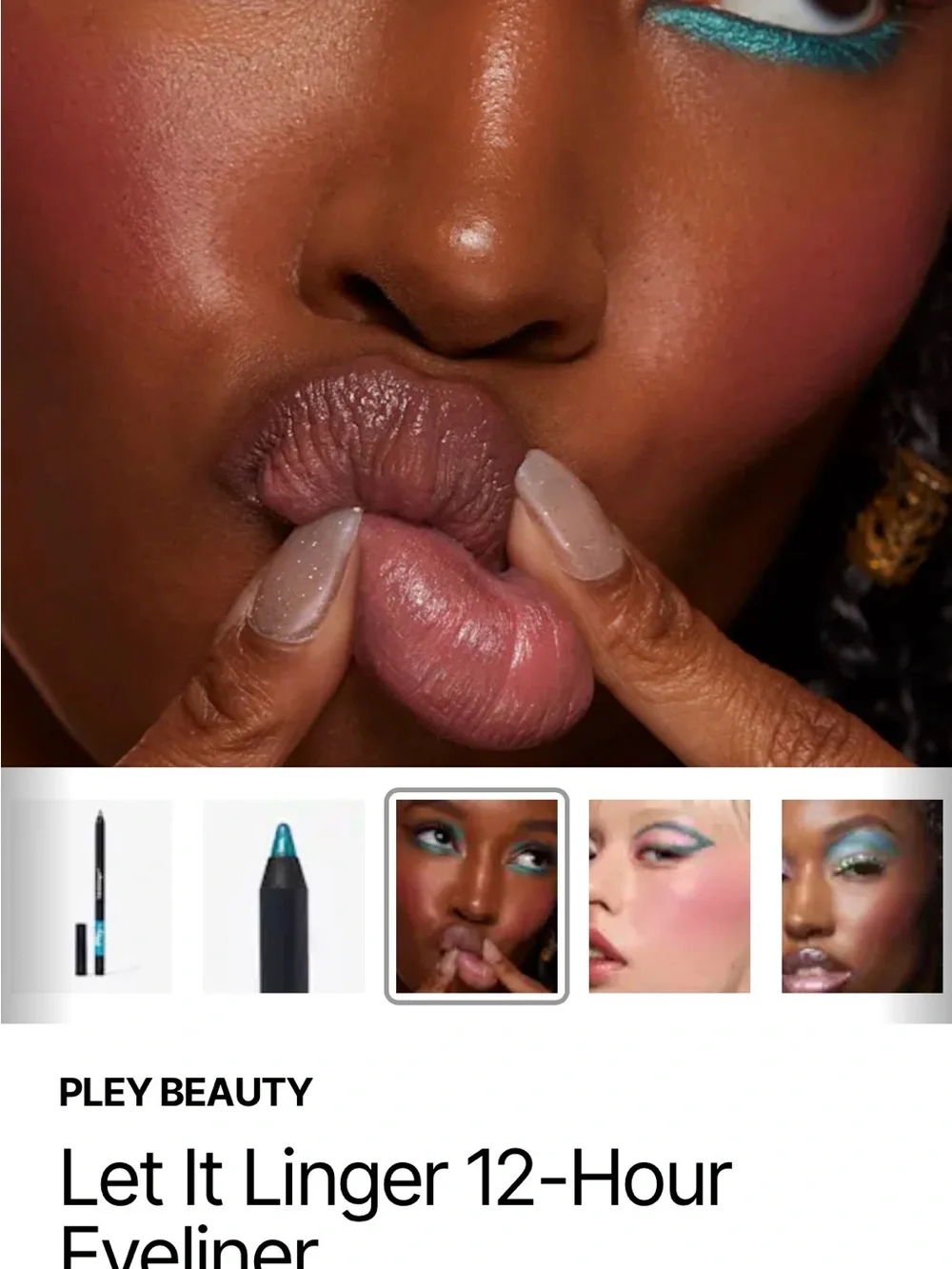 Play Let It Linger Longwear Eyeliner - Aqua